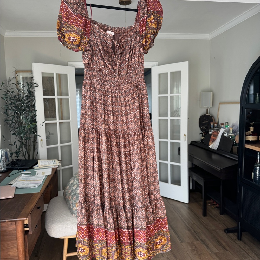 Floral Bohemian Maxi Dress - Multicolor